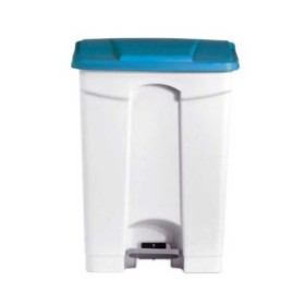 L2G - Poubelle plastique HACCP 90L couvercle bleu