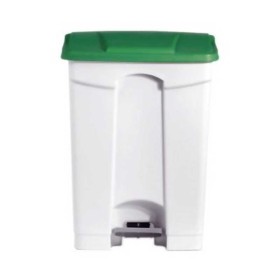 L2G - Poubelle plastique HACCP 90L couvercle vert