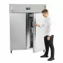 POLAR - Armoire de congélation inox 1300 L, 2 portes GN 2/1 - Série U