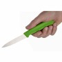 VICTORINOX - Couteau d'office lame dentée bout pointu vert 80 mm