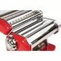 IMPERIA - Machine à pâtes manuelle en acier chromé rouge