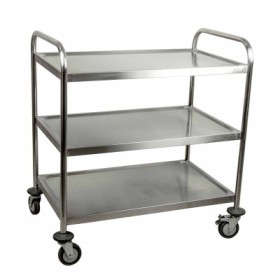 L2G - Chariot de desserte inox démontable 3 niveaux