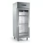 AFINOX - Armoire froide négative cuve inox emboutie GN 2/1 1 porte vitrée 700 L