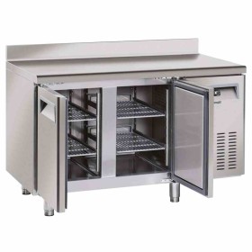 CASSELIN - Table réfrigérée positive avec dosseret 2 portes GN 1/1 260 L