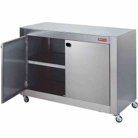 DIAMOND - Armoire de support en inox, sur roues