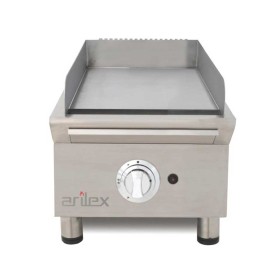 ARILEX - Plancha Fry-Top à gaz en acier rectifié L. 385 mm