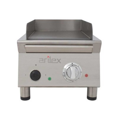 ARILEX - Plancha Fry-Top électrique en acier rectifié L. 385 mm