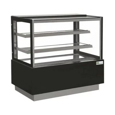 AFI - Vitrine pâtissière droite 2 étagères 680 L