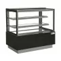 AFI - Vitrine pâtissière droite 2 étagères 680 L