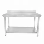 Table de travail inox pour cuisine professionnelle