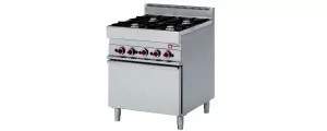 Fourneau pour cuisine professionnelle