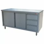 Meuble cuisine Inox rangement